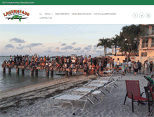 Tablet Screenshot of lagerheadsbeachbar.com